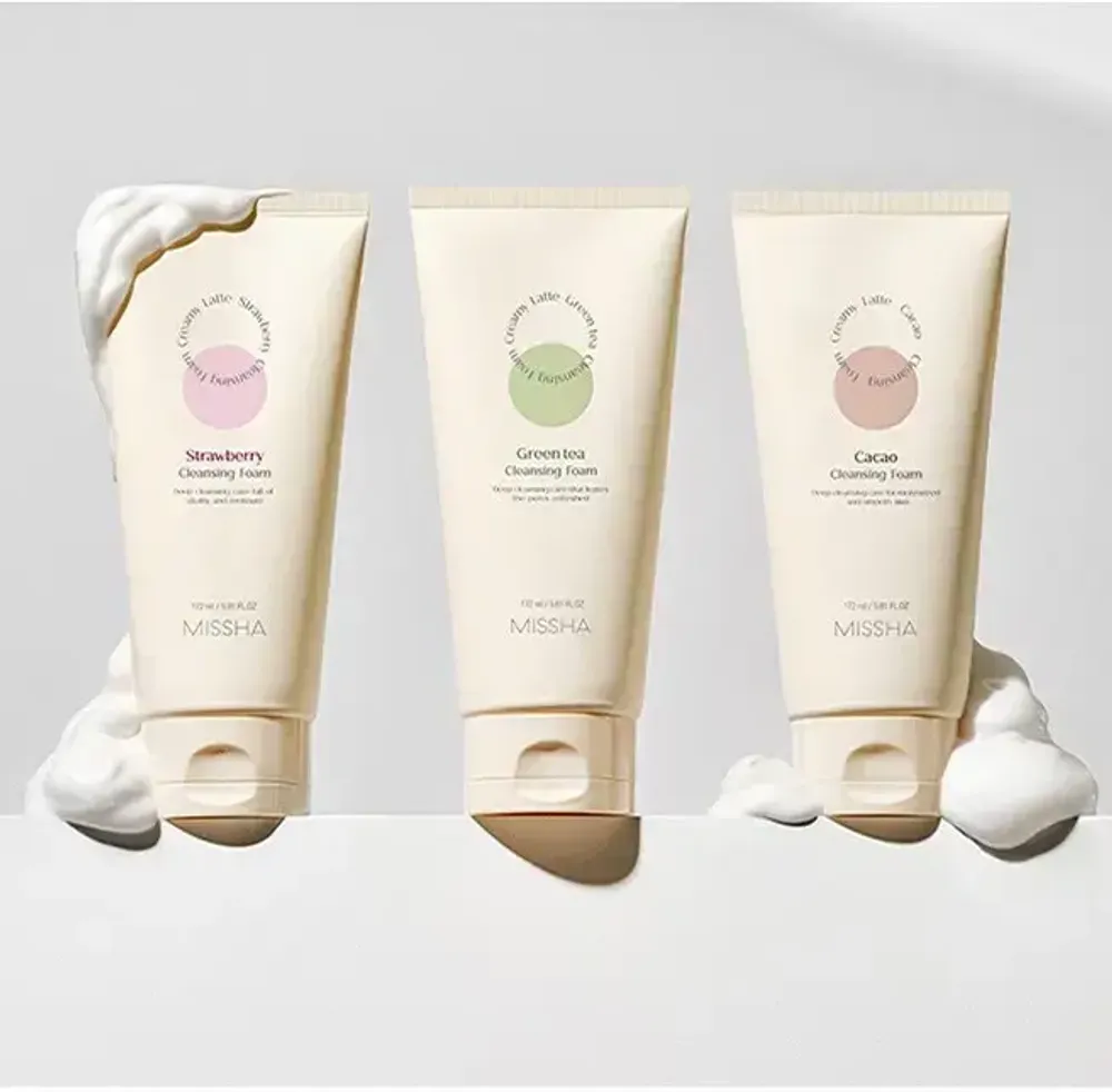 MISSHA Очищающая пенка для умывания Creamy Latte Cleansing Foam