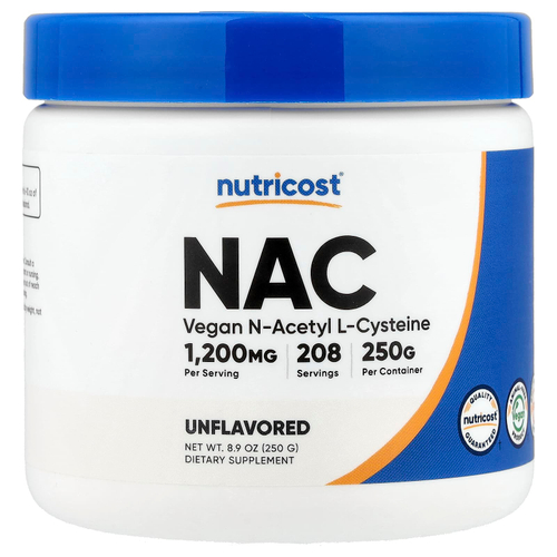 Nutricost, NAC, без добавок, 250 г (8,9 унции)