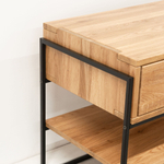 Туалетный столик с ящиками и полкой из дикого дуба