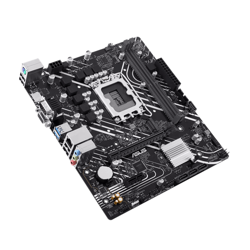 Материнская плата ASUS PRIME  H610M-D, LGA1700 2xDDR5 4xSATA3 M.2 1xVGA 1xHDMI 1xCOM mATX