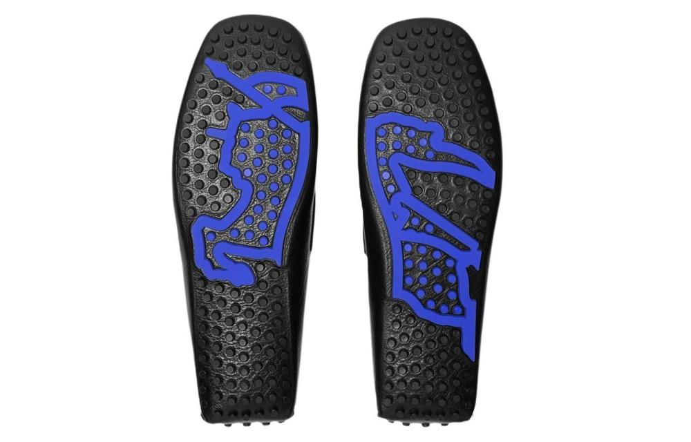 Burberry Zip-detail Leather Loafers