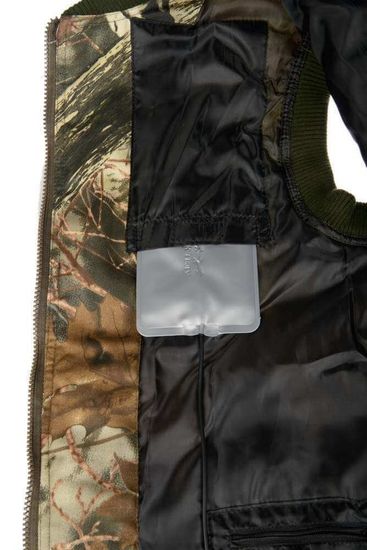 Охотничий жилет с подогревом RedLaika RL-H-03 (Серый каштан) (С греющим комплектом 6-22 часа 4400 мАч)