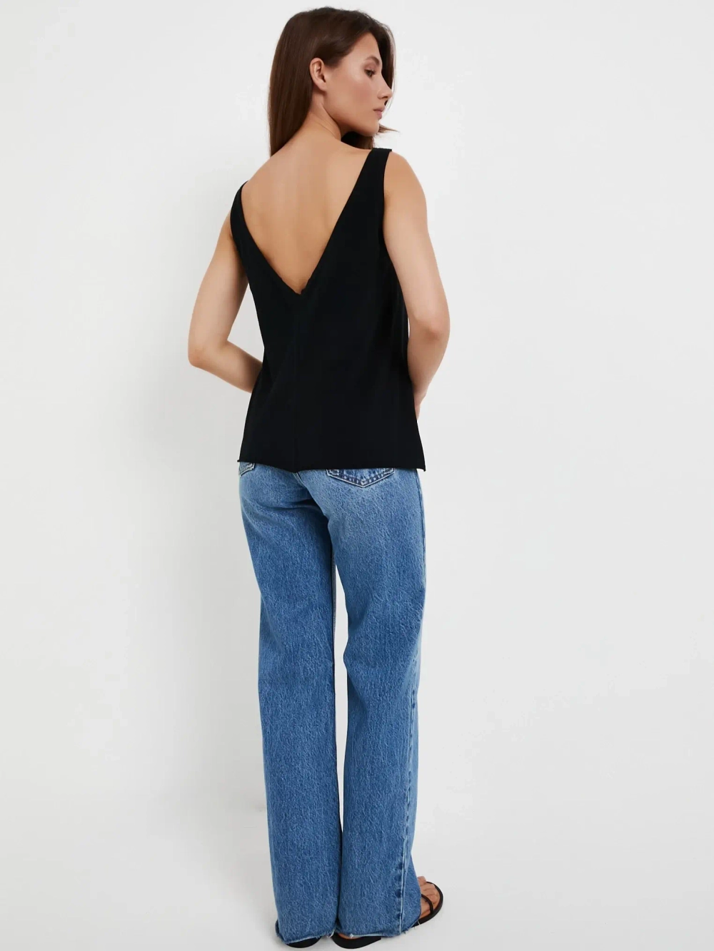 Майка Опен Черный