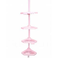 Полка угловая для ванной комн. "Prima Nova" № 02 розовая размер 52х25х10 "КТ"