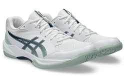 Мужские кроссовки для бадминтона/сквоша Asics Gel-Task 4 - white/tranquil teal