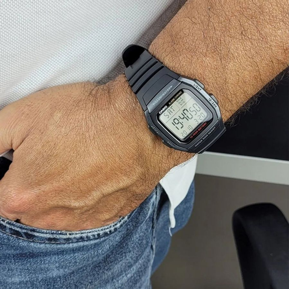Мужские наручные часы Casio Collection W-96H-1B