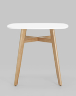 Стол обеденный Target 80*80 белый ножки массив бука