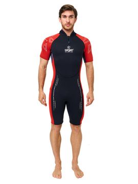 Гидрокостюм Sargan Nero Shorty 2.0 men 2 мм черно-красный