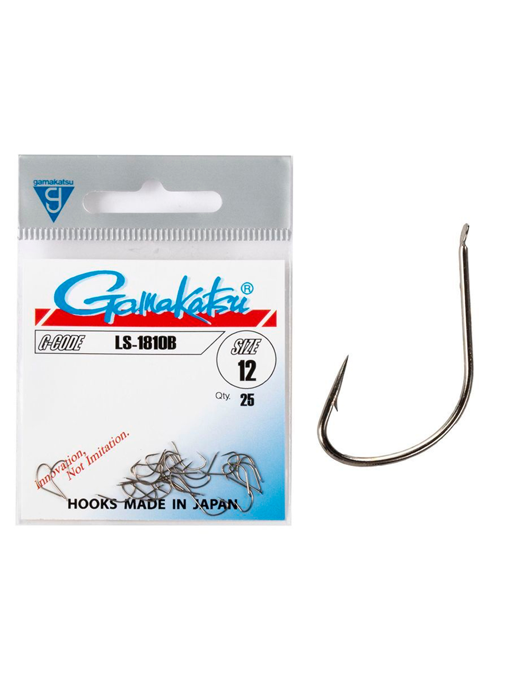 Крючки Gamakatsu LS-1810B HOOKS BRONZE размер 08 (упк.25шт.)