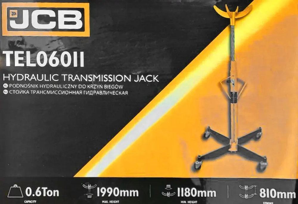 Стойка трансмиссионная гидравлическая 0,6т (h min-1180мм,h max-1990мм) JCB JCB-TEL06011