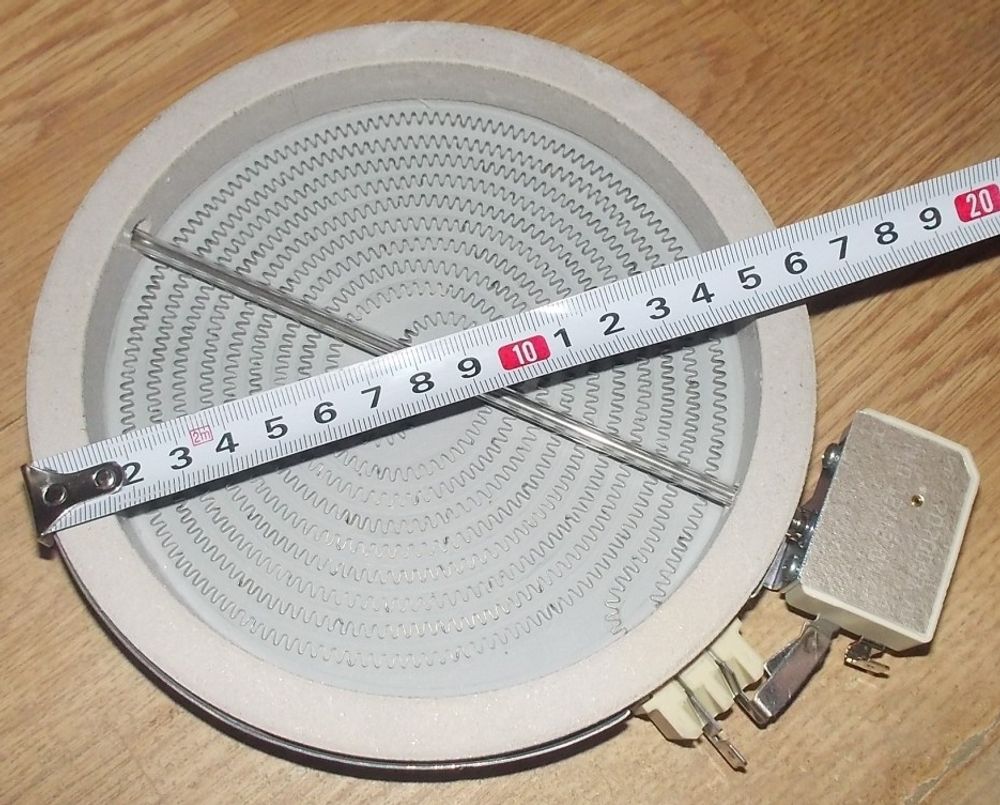 Конфорка для стеклокерамической плиты Indesit 1200W без датчика остаточного тепла