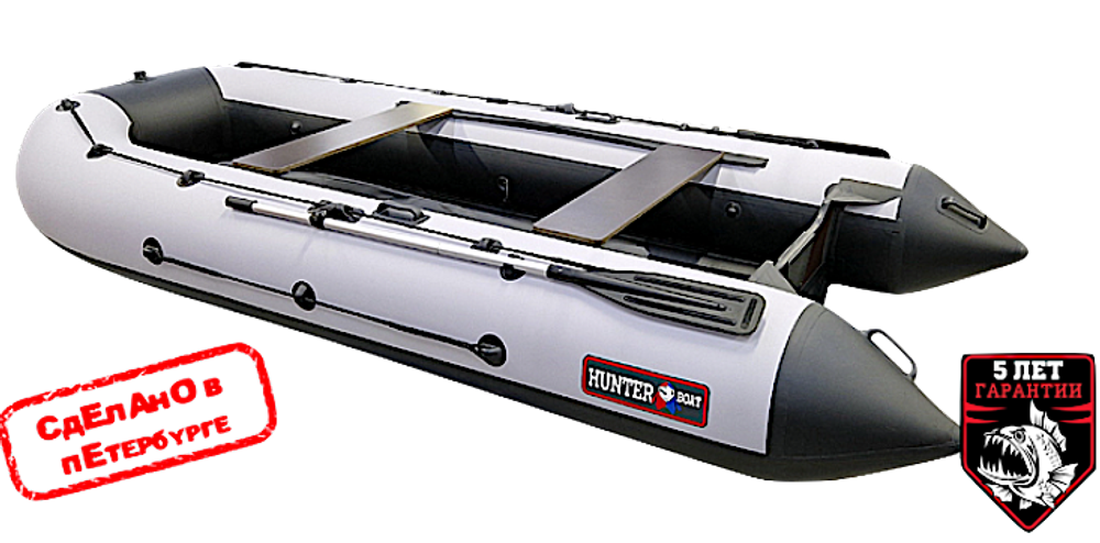 Лодка ПВХ Hunterboat Хантер Лайт 385А