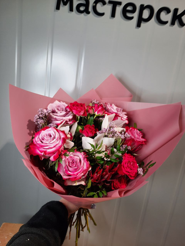 Букет "Малиновое настроение"