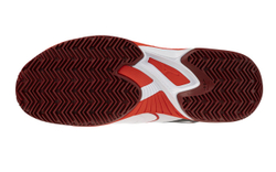 Мужские кроссовки теннисные Mizuno Wave Exceed Court CC - fiery red/white/sun/dried tomato