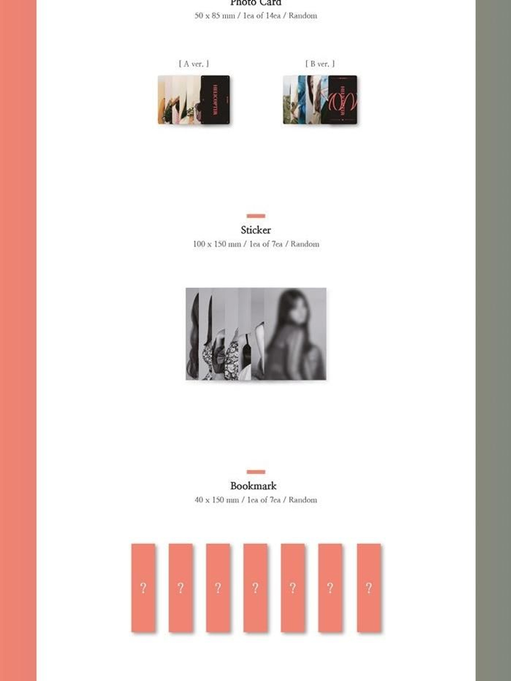 Альбом CLC - Helicopter 1st Single Album