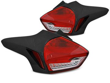Задние фонари для Ford Focus III Hatchback (15-18) LED динамические красные светлые