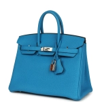 Оригинальная сумка из коллекции A с палладиевой фурнитурой Hermès Birkin