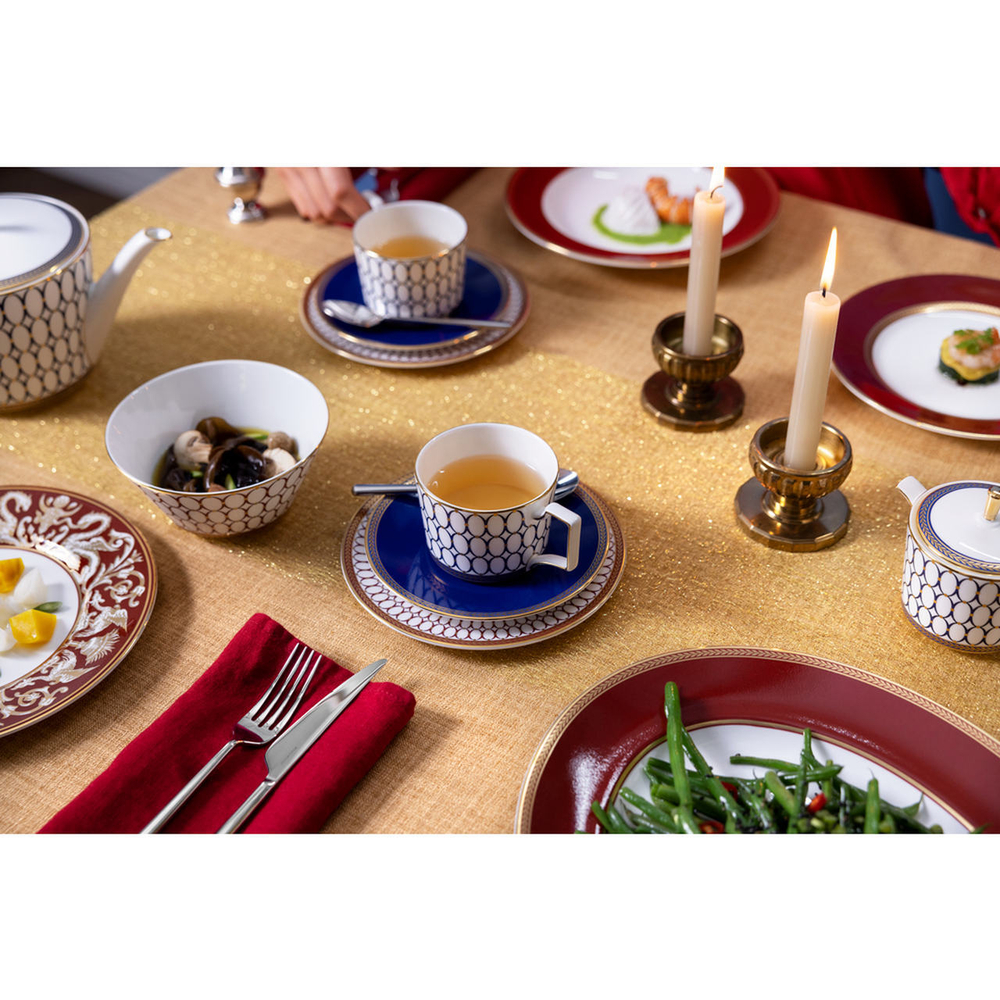 Wedgwood Чашка для чая/кофе Renaissance Gold 250 мл с блюдцем