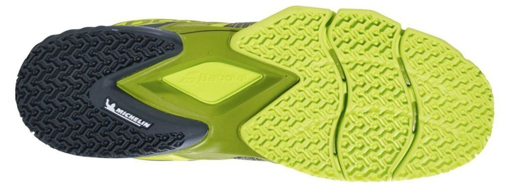 Мужские кросовки для Padel Babolat Movea Men - spinach green/fluo yellow