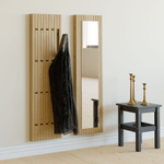 Зеркало настенное Пиафорте из массива сосны, орех