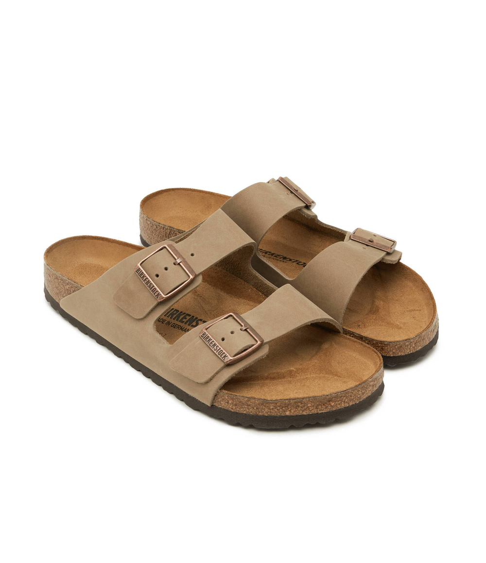Кожаные шлепанцы arizona leoi Birkenstock - бежевый(352201)