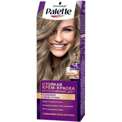 Palette крем-краска ICC 7-2Холодный русый(А6)110 мл