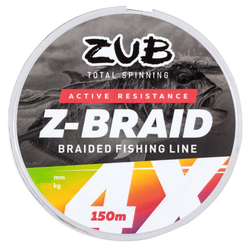 Шнур ZUB Z -BRAID MULTICOLOR 150m 0,08мм