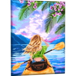 Картина рисование по номерам 40*50 см «Прогулка на сапе» GLA13