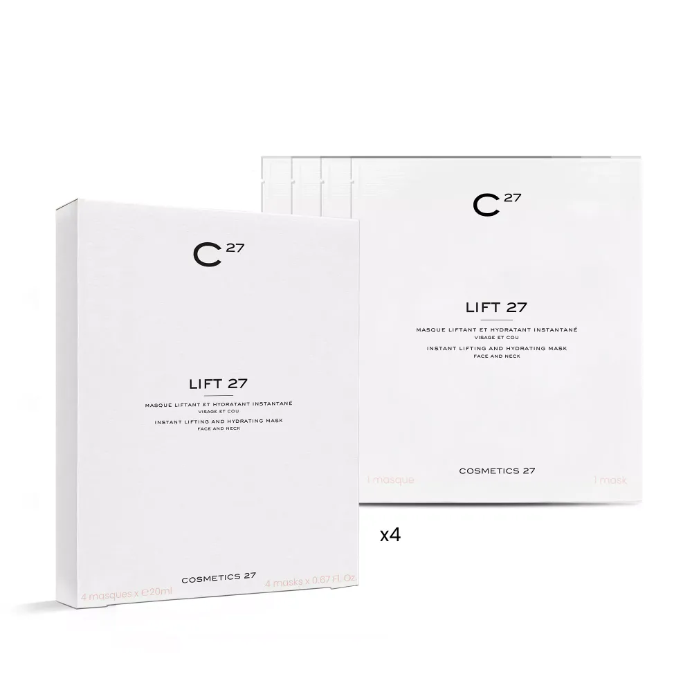 COSMETICS 27 (C 27) Био-органическая лифтинг-маска мгновенного действия 4 шт