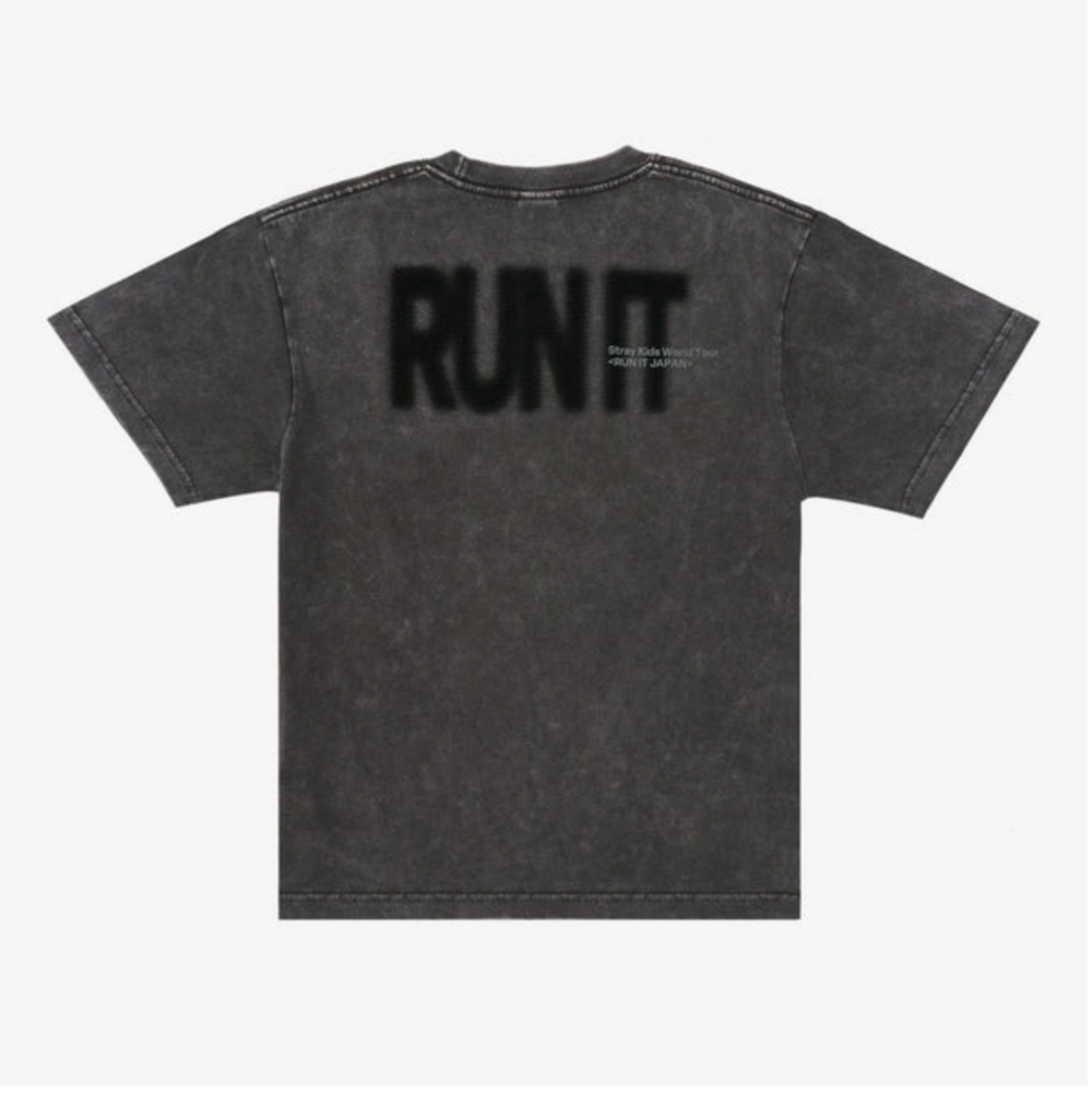 Мерч Stray Kids - [RUN IT JAPAN] PHOTO T-SHIRT (футболка)