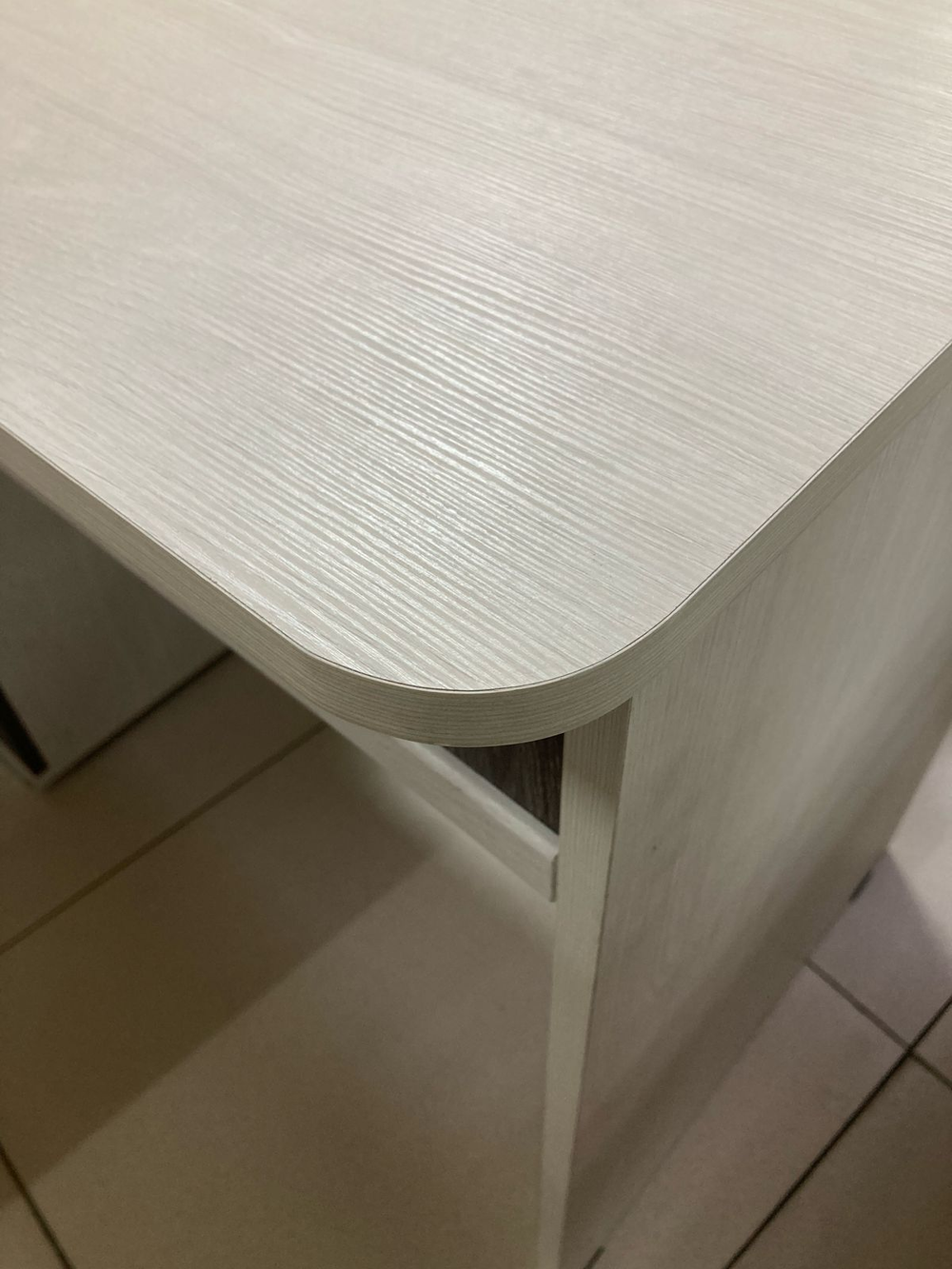 Стол письменный 2 Омега-16 ясень анкор свет/ясень анкор тем