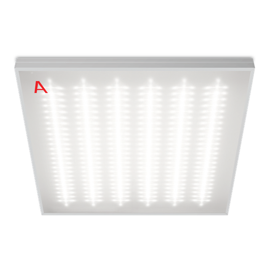 Светильник ОФИС ДВО01-052 с БАП EM3 54Вт 5000К IP40 Микропризма 6500лм 595х595х40мм WOLTA PRO