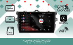 Магнитола для Toyota Corolla E150 2007-2013 (маленькая рамка) - Vaycar VA77-0063 на Android 13, 8-ядер, 2Гб-32Гб, 4G SIM-слот