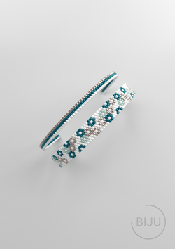 Схема PEYOTE, Схема браслета мозаичное плетение, узор из Miyuki Delica 11/0, файл PDF, №138