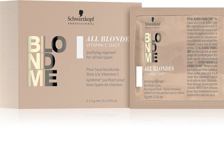 Schwarzkopf Professional Blondme All Blondes Vitamin C Shot - витаминный концентрат для светлых и балаяжных волос /   5x5  g  / GTIN 4045787641233