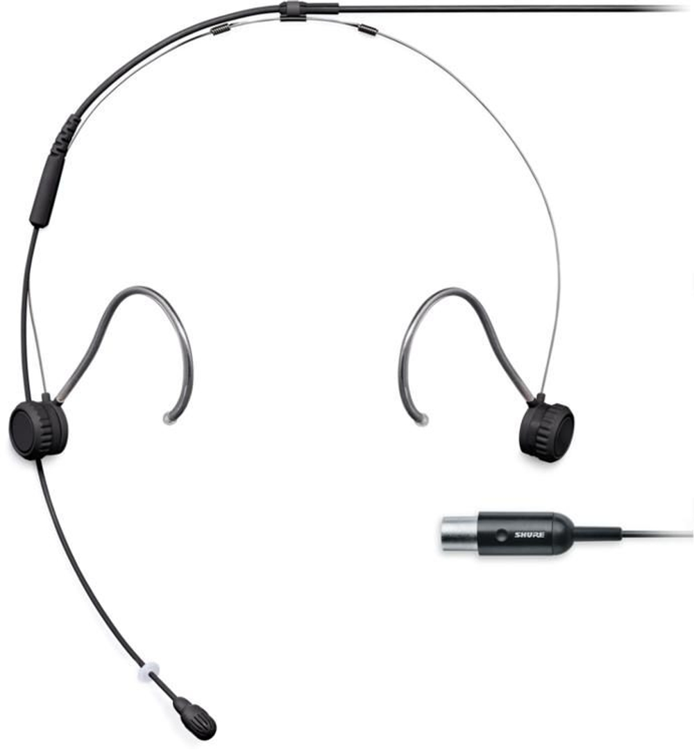 SHURE TH53B/O-MTQG Головной всенаправленный мирофон TwinPlex,, кабель 1.6мм, разъем MTQG, черный.