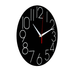 Настенные часы Ideal 923 черные