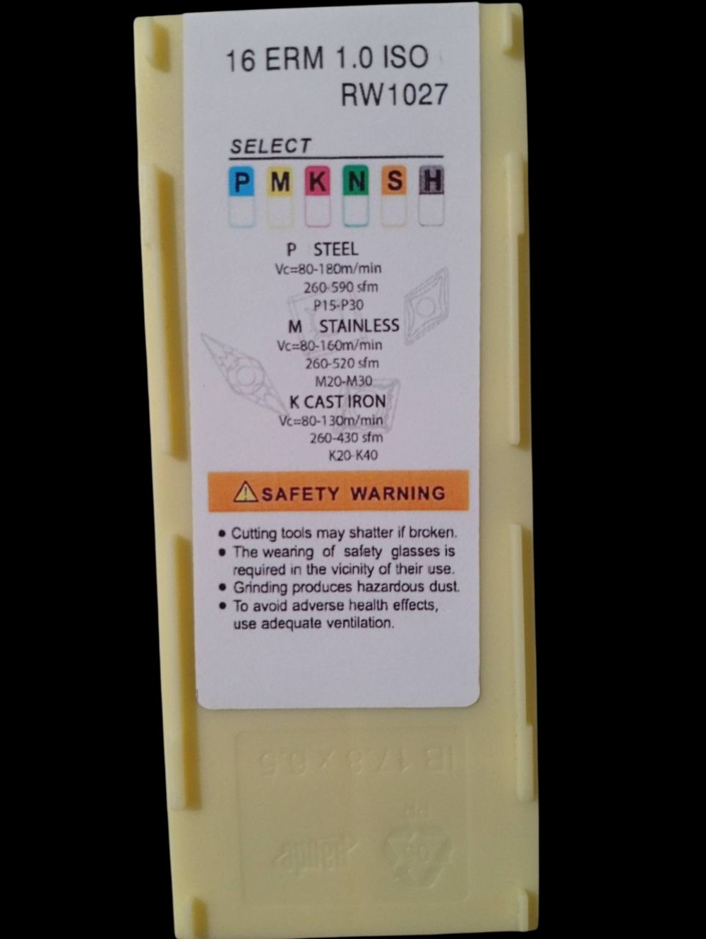 Пластина токарная 16 ERM 1.5 ISO RW1027