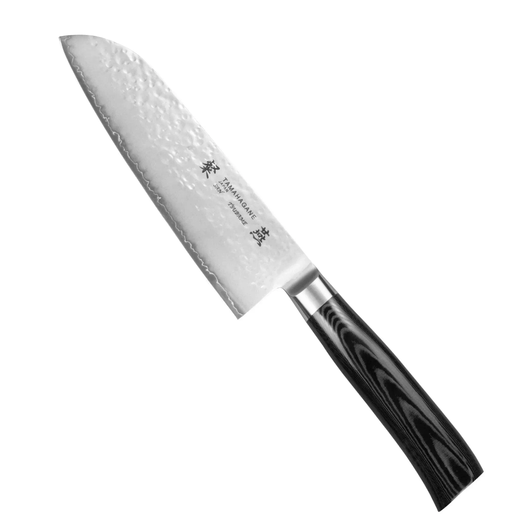 Tamahagane Нож Сантоку Tsubame Black 17,5см
