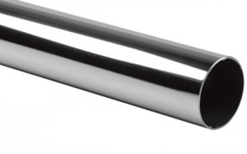Труба 3 метра, хромированная сталь.