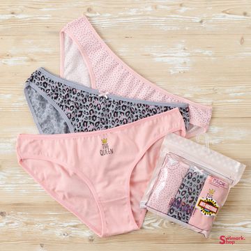 Трусики женские DOMINANT 35000-187, BIKINI, 3 шт. в уп.