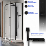 Душевая кабина Ceruttispa АМИ (AMI) P (90х90х215)