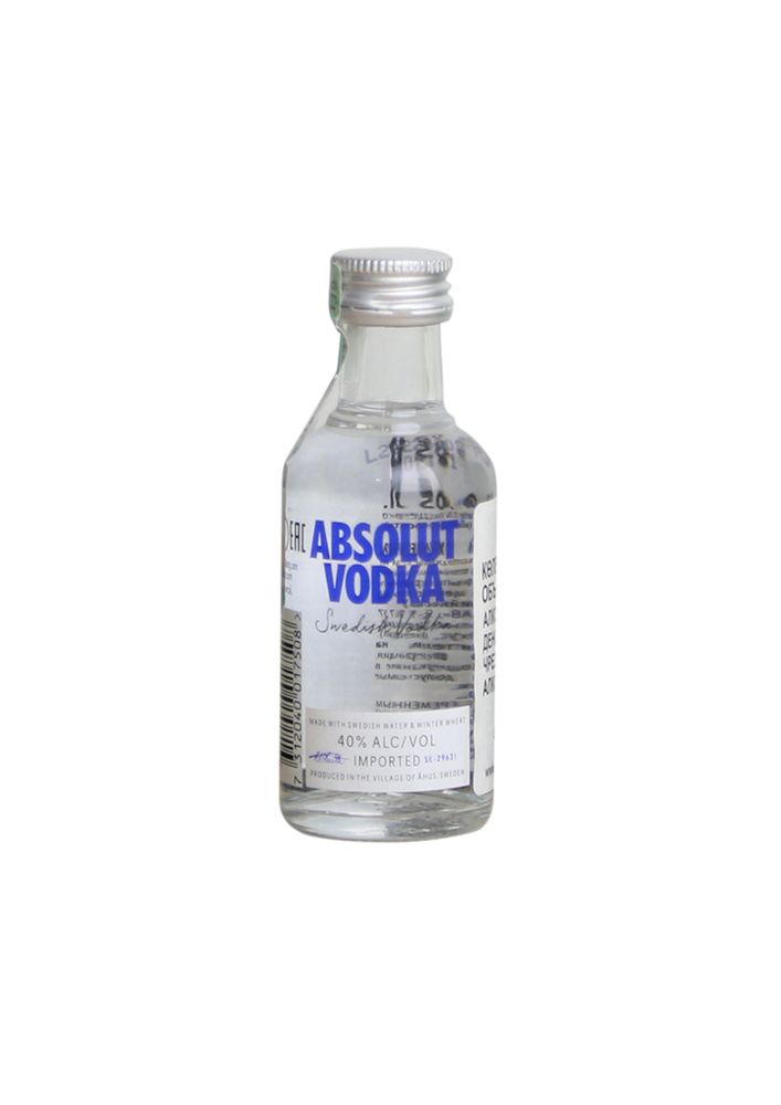 Водка Absolut Blue 0,05л