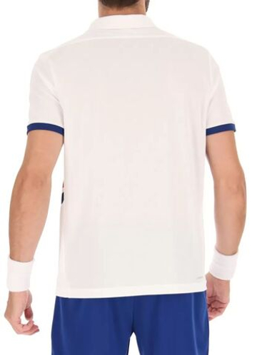 Мужское теннисное поло Lotto Squadra III Polo - белый