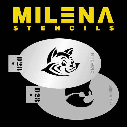 Трафарет Milena D28