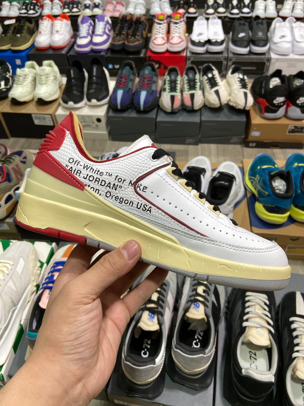 Off-White x Air Jordan 2 Low «White/Varsity Red»