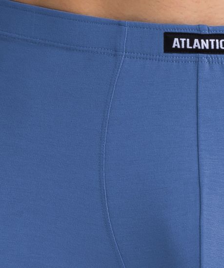 Трусы мужские боксеры (5шт), Atlantic 5SMH-001, темно-синие + деним + светло-голубые