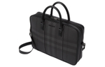 Burberry Leather Briefcase, Shoulder Bag, Crossbody Bag, Handbag Men"s Black