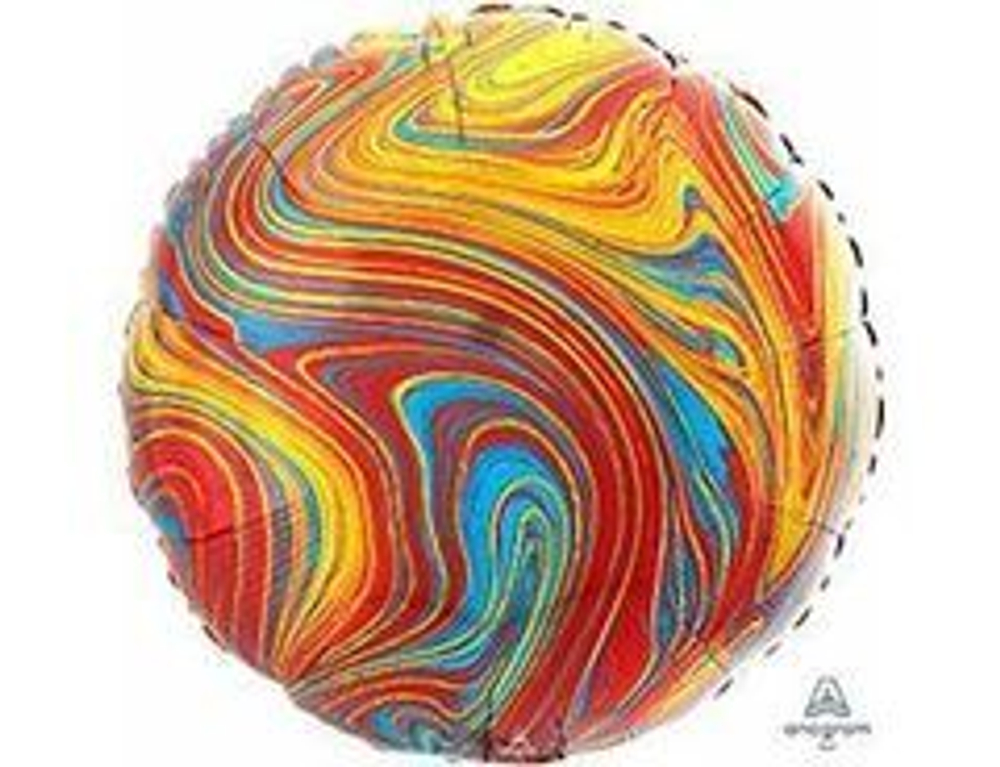 А Б/РИС КРУГ 18" Мрамор Colorful