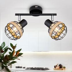 Светильник настенно-потолочный спот Rivoli Fedora 7033-702 2 х E14 40 Вт поворотный | Rivoli